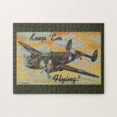 Geconsolideerde B-24 Liberator Wereldoorlog II Vin Legpuzzel (Horizontaal)