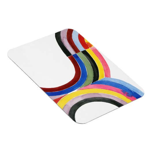 Geconstrueerde regenboog - Verticaal Magneet (Rechterzijde)
