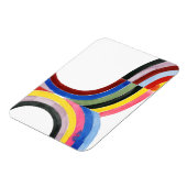 Geconstrueerde regenboog - Verticaal Magneet (Linkerzijde)