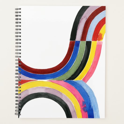 Geconstrueerde regenboog - Verticaal Planner (Voorkant)