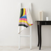 Geconstrueerde regenboog - Verticaal Sherpa Deken (In situ)