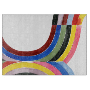 Geconstrueerde regenboog - Verticaal Snijplank