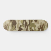 Gecontextureerde Groene Camo Skateboard (Horizontaal)