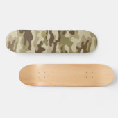 Gecontextureerde Groene Camo Skateboard (Horizontaal)