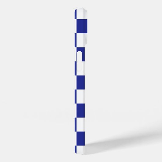 Gecontroleerd blauw en wit Case-Mate iPhone case (Achterkant / Rechts)