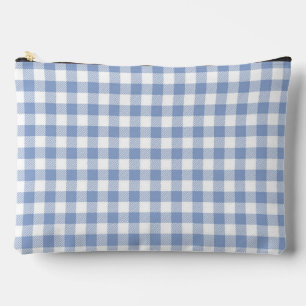Gecontroleerd Blauw Gingham Classic patroon Etui