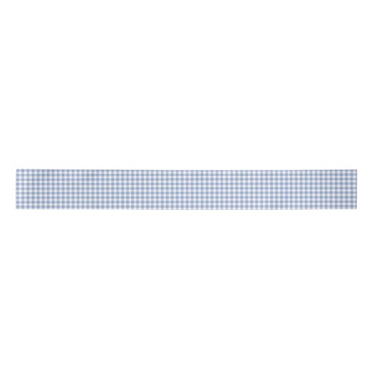 Gecontroleerd Blauw Gingham Classic patroon Lint (Voorkant)