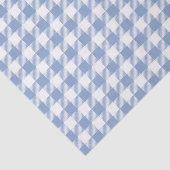 Gecontroleerd Blauw Gingham Classic patroon Tissuepapier (Detail)