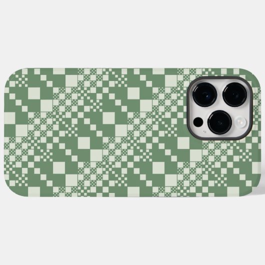 Gecontroleerd, controles in groen Case-Mate iPhone case (Achterkant (horizontaal))