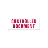 gecontroleerd document zelfinktende stempel (Design)