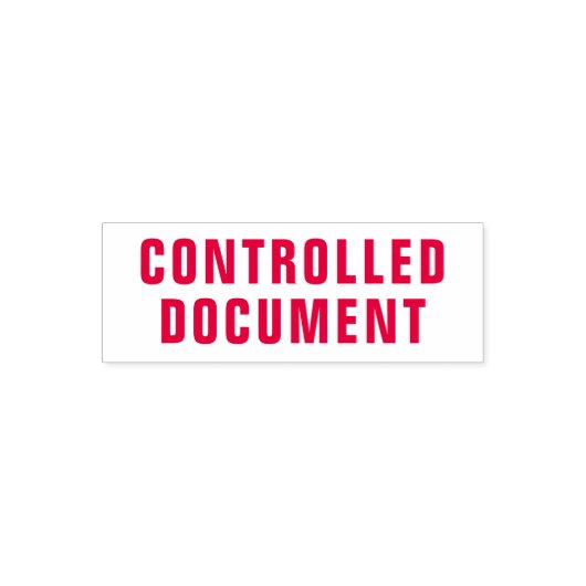 gecontroleerd document zelfinktende stempel (Design)