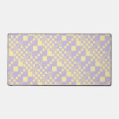 Gecontroleerd, gecontroleerd - Pastel geel en Paar Bureaumat (Voorkant)