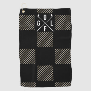 Gecontroleerd  golfhanddoek