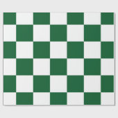 Gecontroleerd groen en wit cadeaupapier (Vlak)