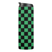 Gecontroleerd groen en zwart thermosbeker (Geroteerd rechts)