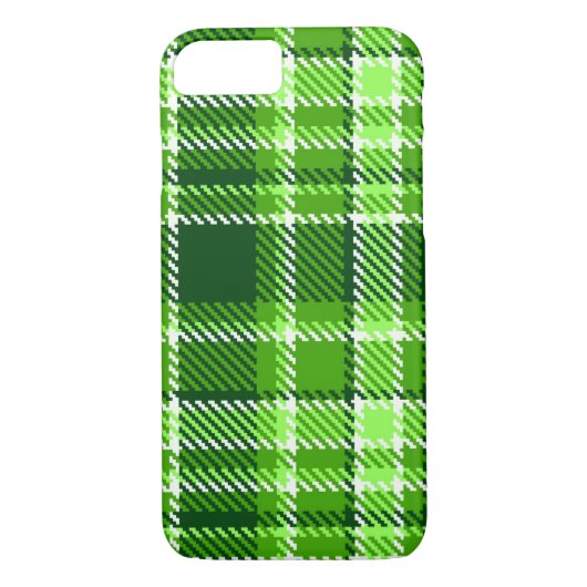 Gecontroleerd groen kleurpatroon Case-Mate iPhone case (Achterkant)