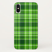 Gecontroleerd groen kleurpatroon Case-Mate iPhone case (Achterkant)