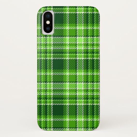 Gecontroleerd groen kleurpatroon Case-Mate iPhone case (Achterkant)