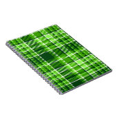 Gecontroleerd groen kleurpatroon notitieboek (Rechterzijde)