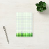 Gecontroleerd groen kleurpatroon post-it® notes (Kantoor)