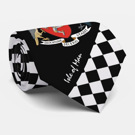 Gecontroleerd Man Stropdas, vlag Verenigd Koninkri Stropdas (Opgerold)