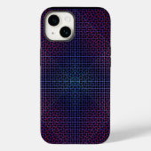 Gecontroleerd Net patroon 01 Black BG Case-Mate iPhone Case (Achterkant)