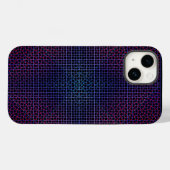 Gecontroleerd Net patroon 01 Black BG Case-Mate iPhone Case (Achterkant (horizontaal))