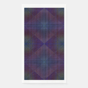 Gecontroleerd Net patroon 01 Black BG Servet