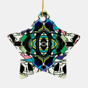 Gecontroleerd ontwerp keramisch ornament