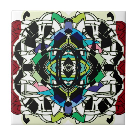 Gecontroleerd ontwerp tegeltje (Voorkant)