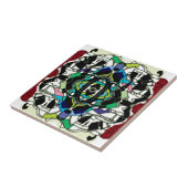 Gecontroleerd ontwerp tegeltje (Zijkant)