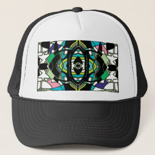 Gecontroleerd ontwerp trucker pet