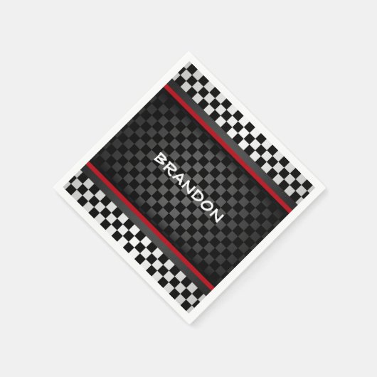 Gecontroleerd ontwerppapier servetten (Hoek)