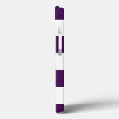 Gecontroleerd Paars en wit Case-Mate iPhone Case (Achterkant / Links)