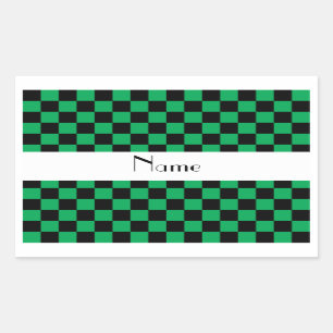 Gecontroleerd patroon in green.png rechthoekige sticker