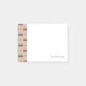 Gecontroleerd patroon met liefdesuilen post-it® notes (Voorkant)