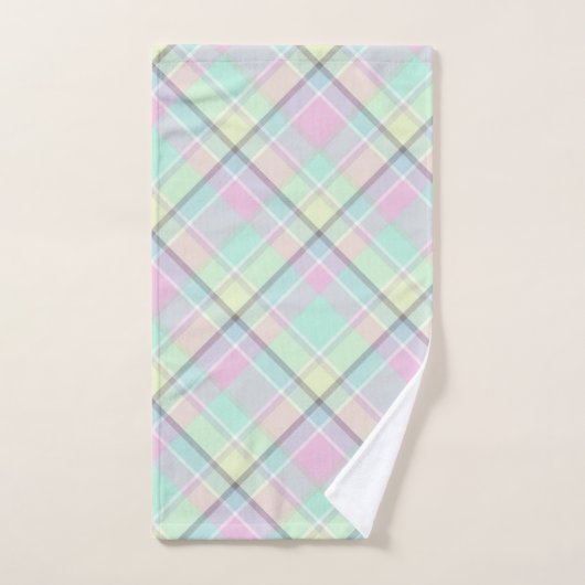 Gecontroleerd patroon van karamelkleuren. bad handdoek (Handdoek)