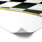 Gecontroleerd Poster vlag (Hoek)