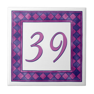 Gecontroleerd roleerde roze en Paarse grote winkel Tegeltje