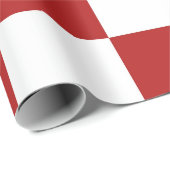 Gecontroleerd rood en wit cadeaupapier (Rol Hoek)