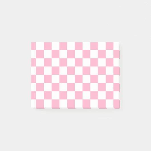 Gecontroleerd Roze en Wit Post-it® Notes (Voorkant)