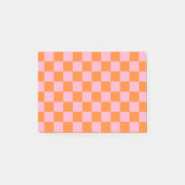 Gecontroleerd Sinaasappel en roze Post-it® Notes (Voorkant)