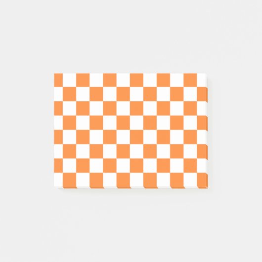 Gecontroleerd Sinaasappel en wit Post-it® Notes (Voorkant)