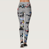 Gecontroleerd supergewijzigd collage leggings (Achterkant)