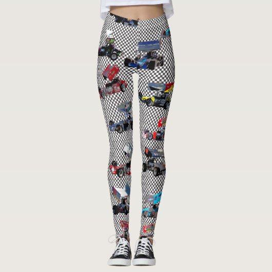 Gecontroleerd supergewijzigd collage leggings (Voorkant)