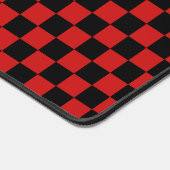 Gecontroleerd True Red / Black met uw zakelijke Lo Bureaumat (Hoek)