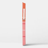 Gecontroleerd verbindingspatroon in roze, bleke or Case-Mate iPhone case (Achterkant / Links)