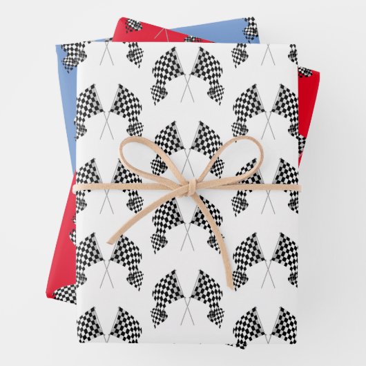 Gecontroleerd vlaggenontwerp inpakpapier vel (In situ)