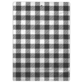 Gecontroleerd, zwart en wit klembord (Achterkant)