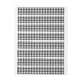 Gecontroleerd, zwart en wit omwikkelbaar adreslabel (Vel)